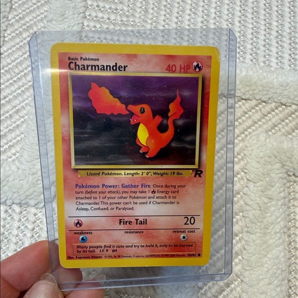 Basic Pokemon Charmander Card